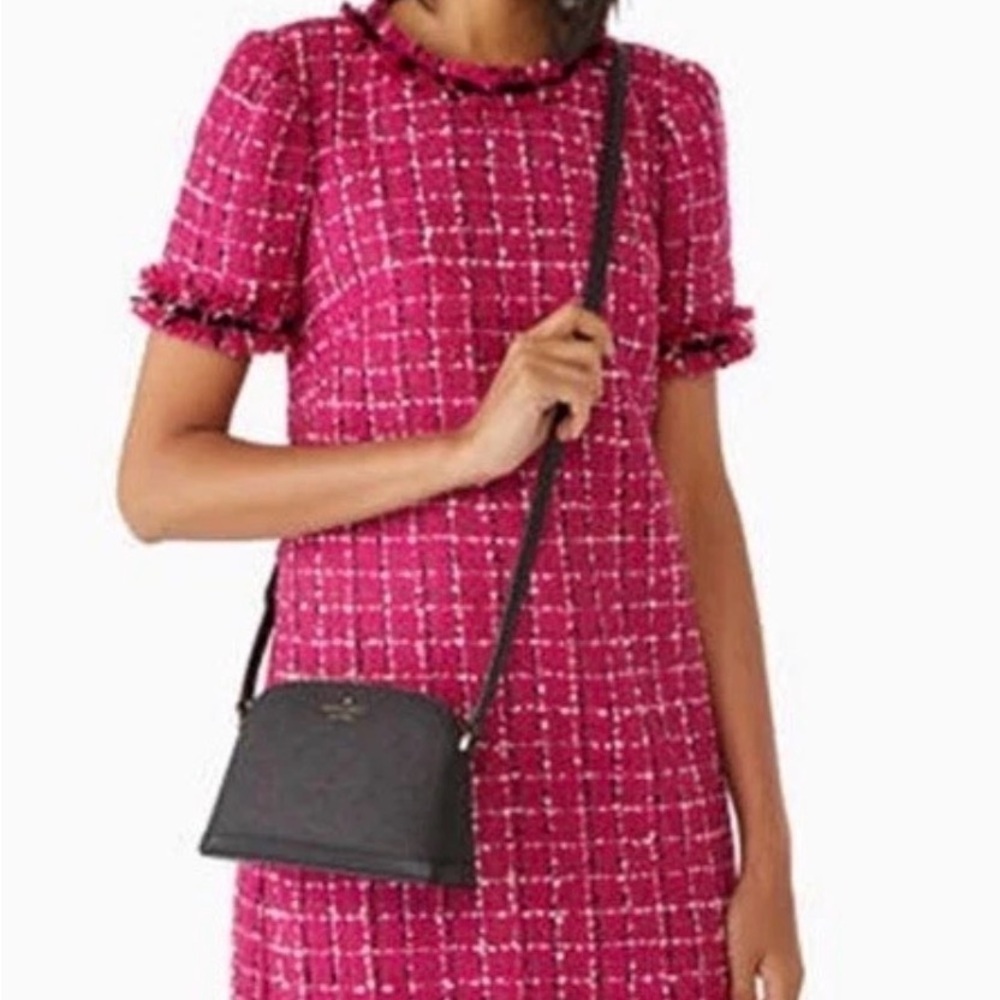 Kate Spade New York Black Glitter Small Dome Crossbody Bag - Picture 6 of 6